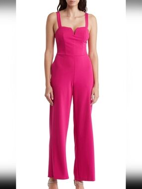 bebe Wideleg Jumpsuit